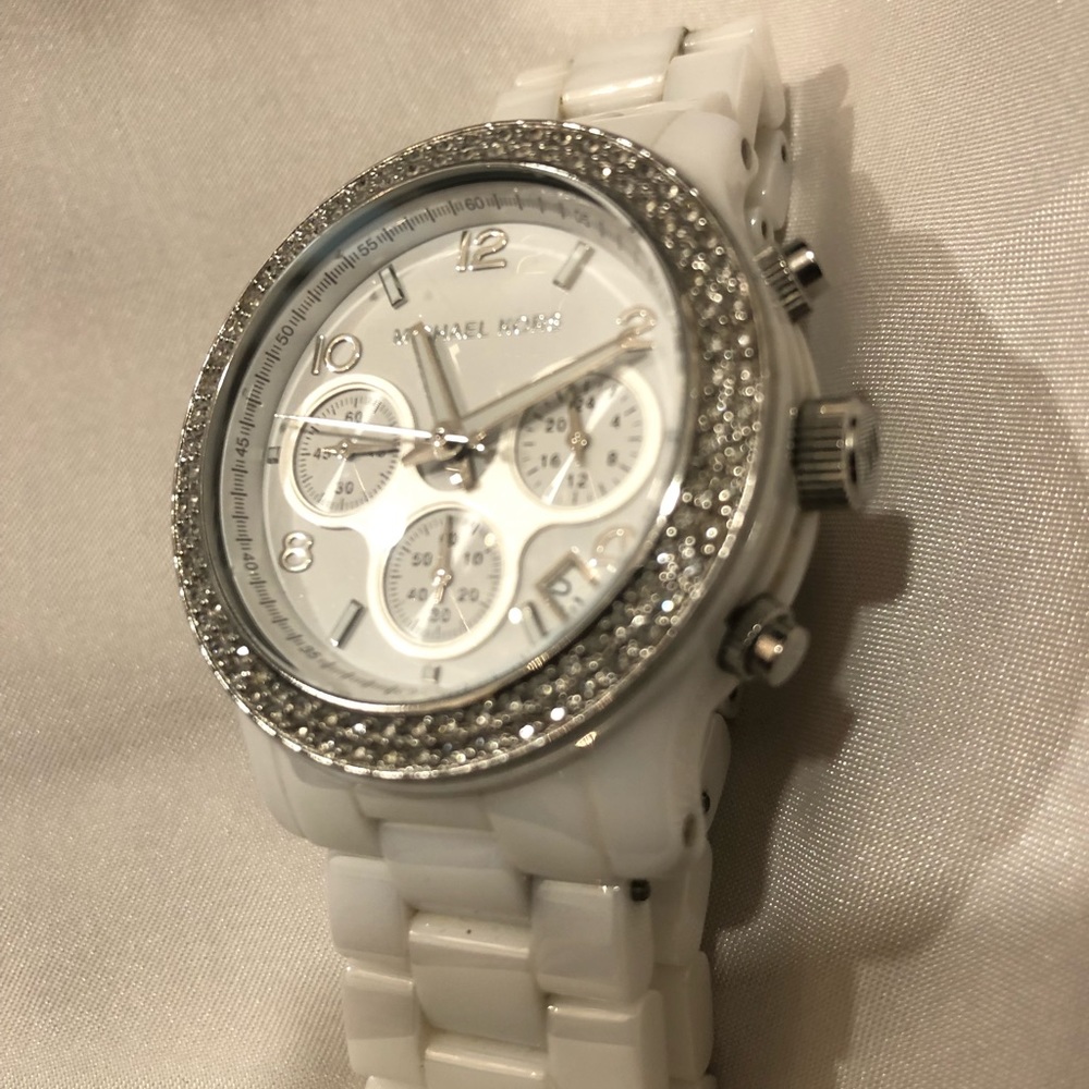 Michael Kors White Ceramic Watch